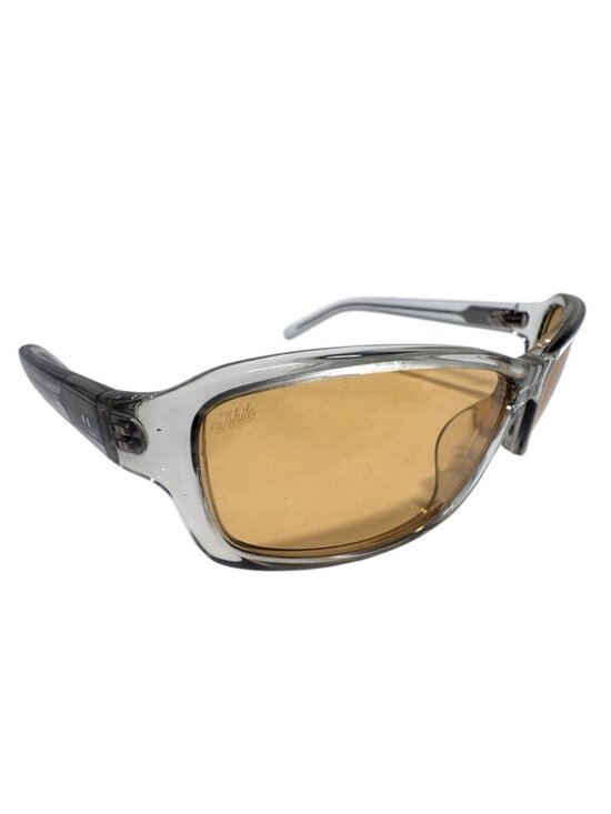 Akila Jet Sunglasses in Clear Acetate With Polarized Yellow Lens main image 5